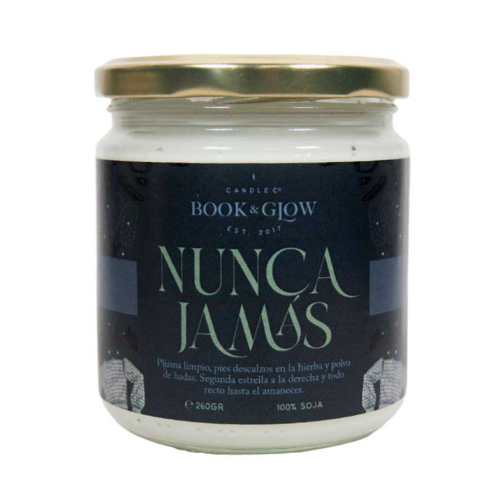 Book and Glow - *Remarkable Worlds* - Vegane Sojakerze - Neverland