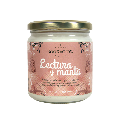 Book and Glow - *Perfect Moments* - Sojakerze - Lectura y manta