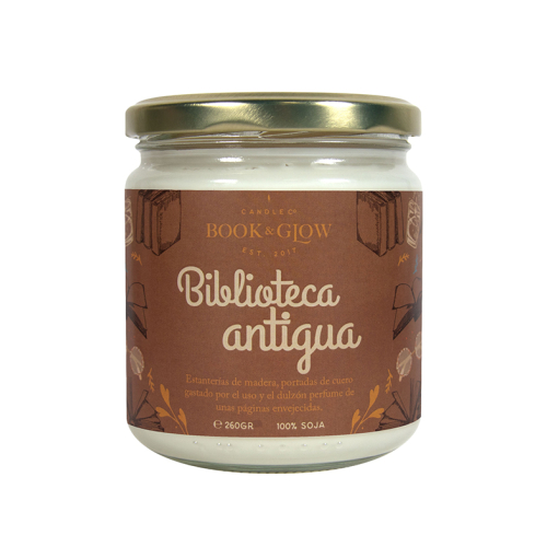 Book and Glow - *Perfect Moments* - Sojakerze - Biblioteca antigua