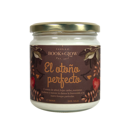 Book and Glow - *Perfect Moments* - Vegane Sojakerze - El otoño perfecto
