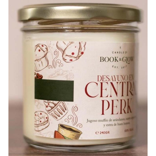 Book and Glow - *Mundos Extraordinarios* - Sojakerze - Desayuno en Central Perk