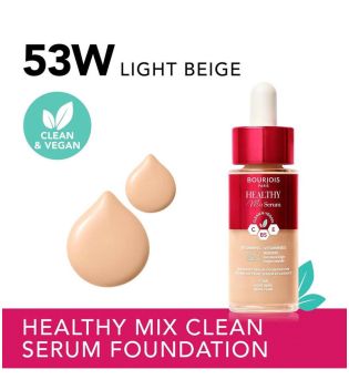 Bourjois – Serum Makeup Foundation Healthy Mix - 53W: Light Beige