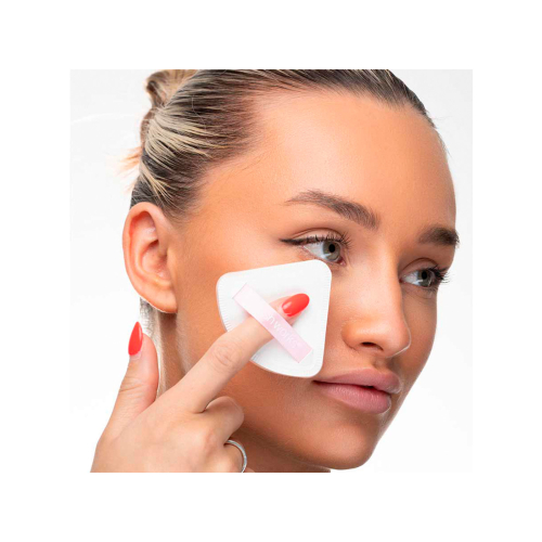 Brushworks  – Gepolstertes dreieckiges Make-up-Puff-Duo