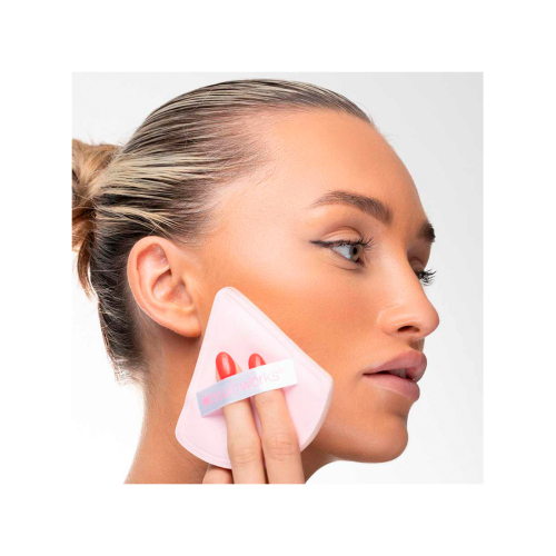 Brushworks  – Gepolstertes dreieckiges Make-up-Puff-Duo