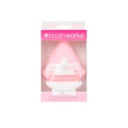 Brushworks Triangle Makeup Puff Duo