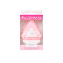 Brushworks Triangle Makeup Puff Duo