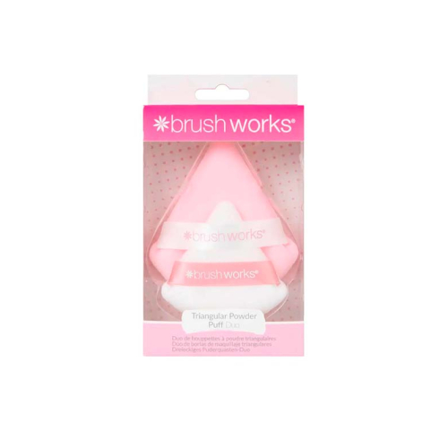 Brushworks Triangle Makeup Puff Duo