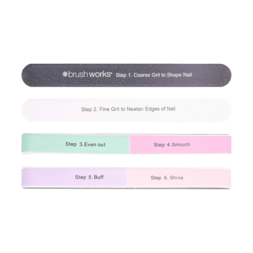 BrushWorks - Nagelfeile 6 Way Shaoe & Shine Buffer
