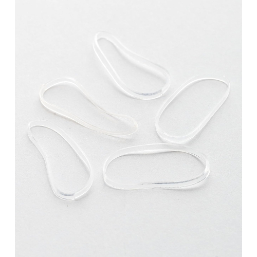 Brushworks - Pack mit transparenten Haargummis