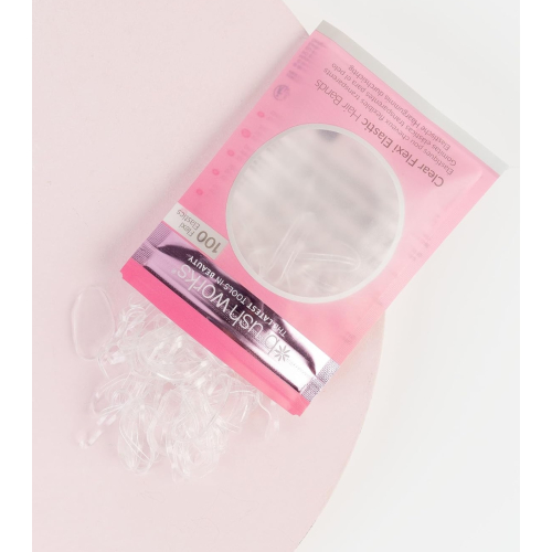 Brushworks - Pack mit transparenten Haargummis