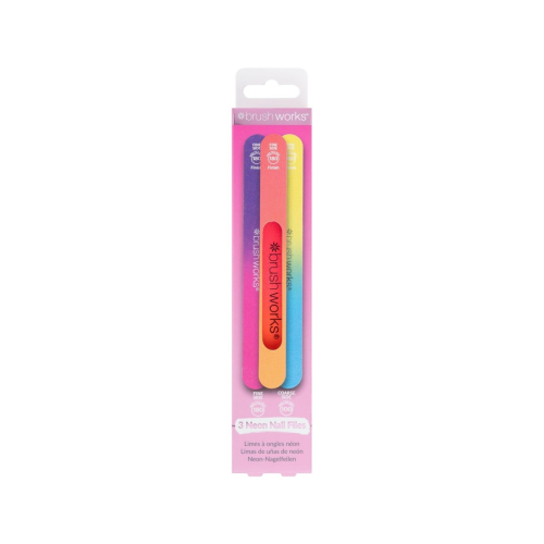 Brushworks - Set aus 3 Nagelfeilen Neon