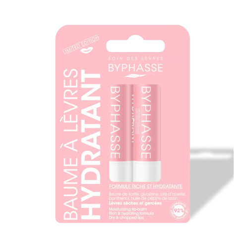 Byphasse - Feuchtigkeitsspendender Lippenbalsam - Pink Edition