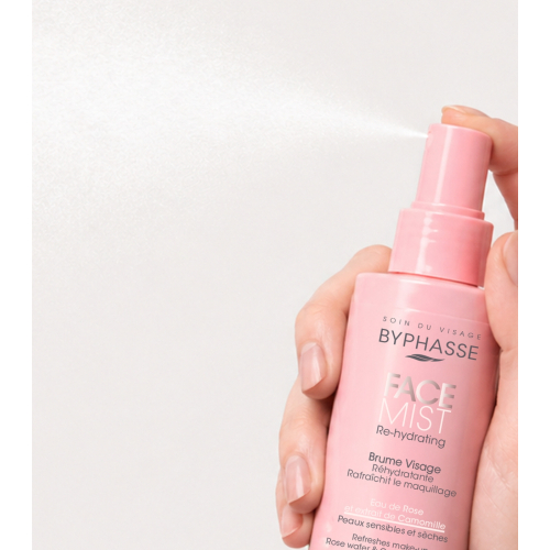 Byphasse - Face Mist Re-Hydrating Gesichtsnebel - Trockene und empfindliche Haut