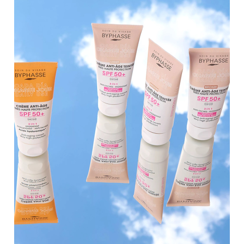 Byphasse – Getönte Anti-Aging-Gesichtscreme LSF 50+ – Light