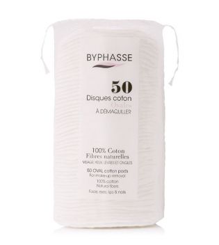 Byphasse - Ovale Baumwollscheiben - 50 units