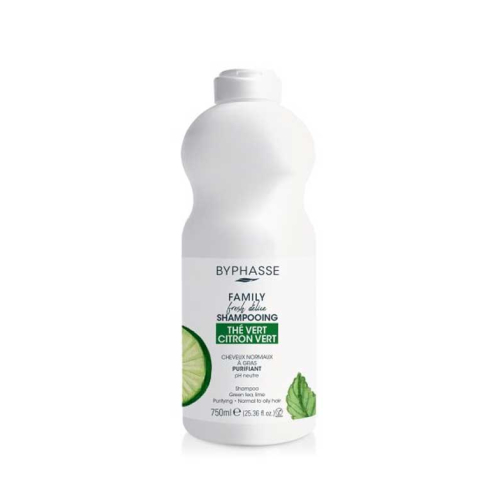 Byphasse - *Family fresh délice* - Shampoo - Grüner Tee und Limette: fettiges Haar