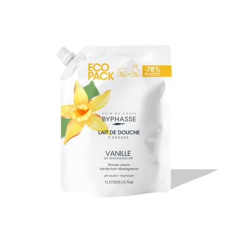 Byphasse - Duschgel-Nachfüllpackung Caresse - Vanilleblüte
