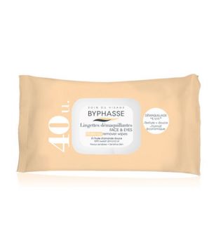 Byphasse - Make-up-Entferner wischt 40 Einheiten - Sweet almond oil