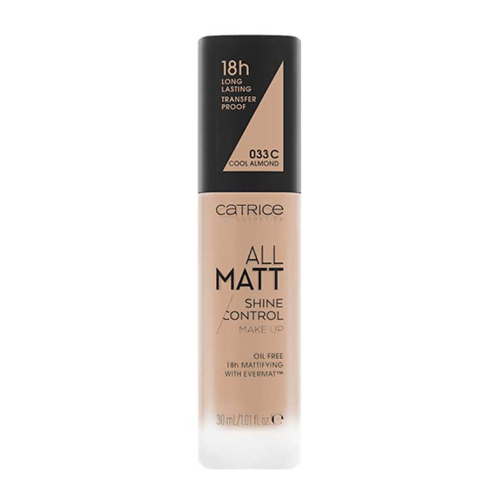 Catrice - Foundation All Matt Shine Control - 033C: Cool Almond