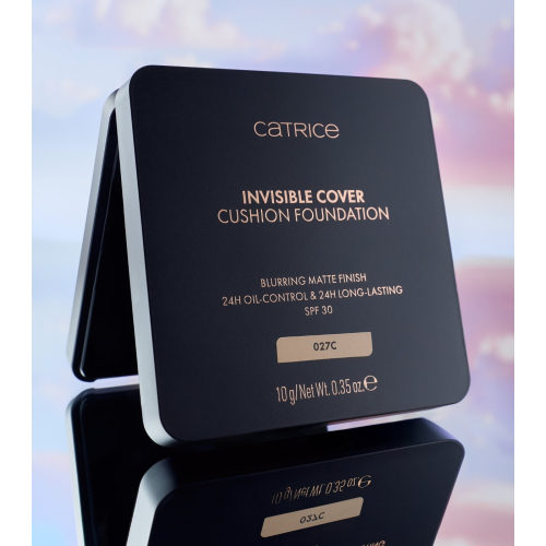 Catrice - *Glass Cloud* - Make-up-Basis Invisible Cover Cushion Foundation - C027C