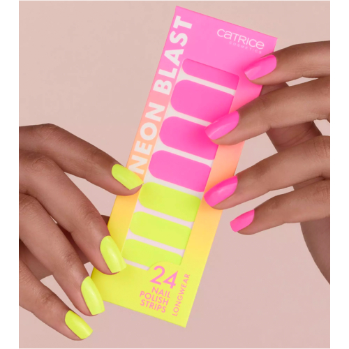 Catrice – Neon Blast Nagelaufkleberfolien – 010: Neon Explosion
