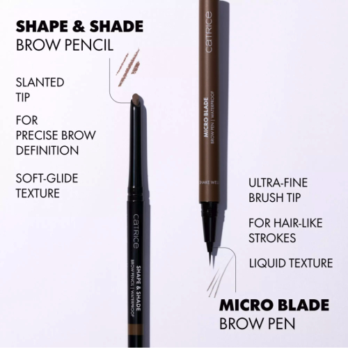 Catrice - Wasserfester Augenbrauenstift Shape & Shade - 050: Roasted Almond