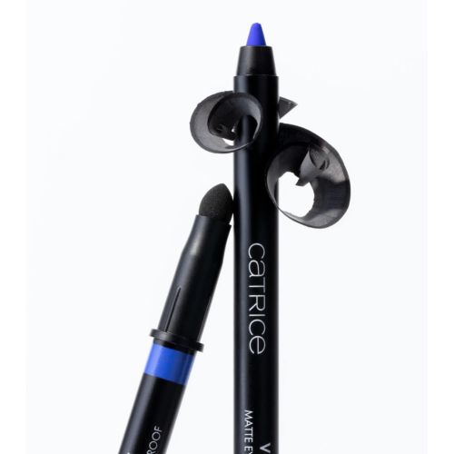 Catrice - Augenstift Velvet Glide Matte - 050: Blue Pulse