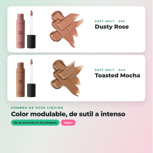 Catrice - Pack 4 flüssige Lidschatten liquid to powder Soft Melt
