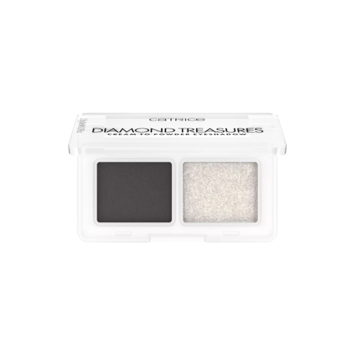 Catrice - Creme-zu-Puder-Lidschattenpalette Diamond Treasures - 030: Smokey Diamond