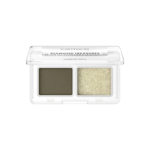 Catrice - Creme-zu-Puder Lidschattenpalette Diamond Treasures - 040: Olive Twinkle