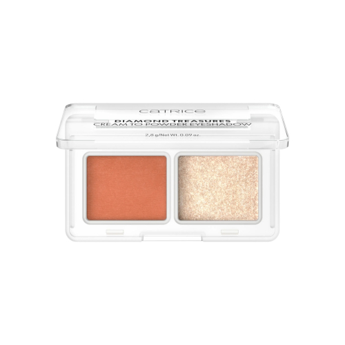 Catrice - Creme-zu-Puder Lidschatten Palette Diamond Treasures - 050: Peach Gleam
