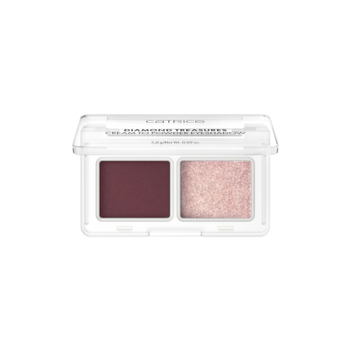 Catrice - Creme-zu-Puder Lidschatten Palette Diamond Treasures - 060: Burgundy Glitz