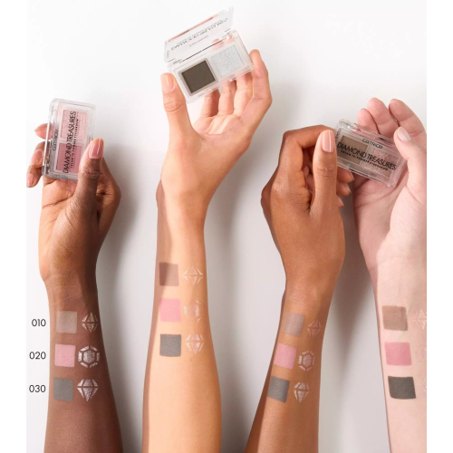 Catrice - Creme-zu-Puder-Lidschattenpalette Diamond Treasures - 010: Hazel Spark