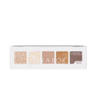 Catrice - Mini-Lidschatten-Palette 5 In a Box - 010: Golden Nude Look