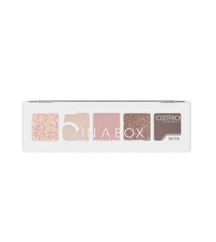 Catrice - Mini-Lidschatten-Palette 5 In a Box - 020: Soft Rose Look