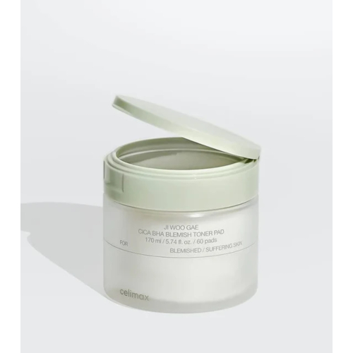 Celimax – *Ji Woo Gae* – Peeling-Pads CICA BHA Blemish Toner Pad – 60 pads