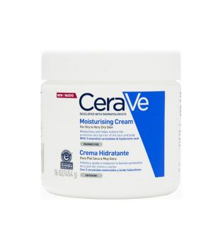 Cerave - Feuchtigkeitscreme für trockene oder sehr trockene Haut - 454g