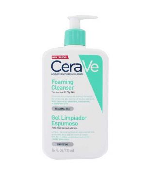 Cerave - Schäumendes Reinigungsgel für normale bis fettige Haut - 473 ml
