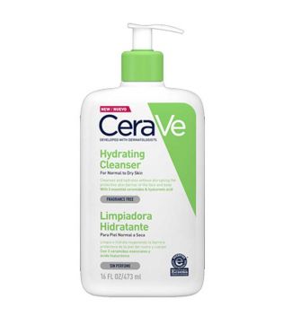 Cerave - Feuchtigkeitsspendender Gesichtsreiniger für normale bis trockene Haut - 473 ml