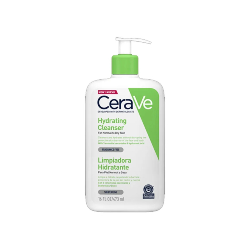 Cerave - Feuchtigkeitsspendender Gesichtsreiniger für normale bis trockene Haut - 473 ml