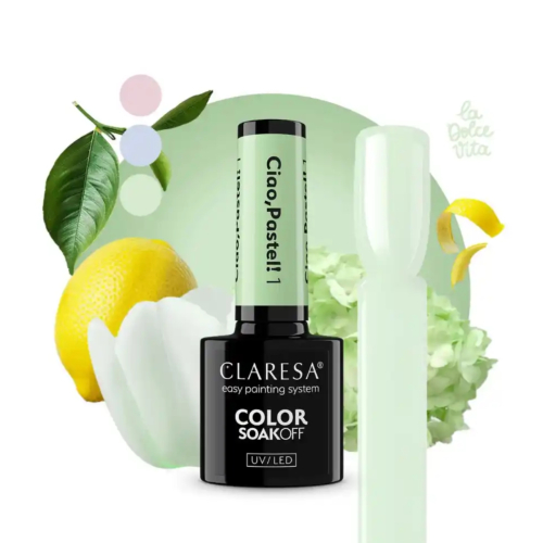 Claresa – *Ciao, Pastel!* – Semipermanenter Nagellack Soak off – 01