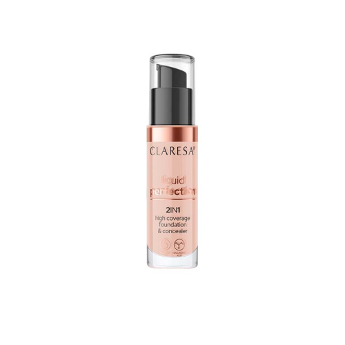 Claresa – Liquid Perfection 2-in-1 Concealer und Foundation – 104: Nude