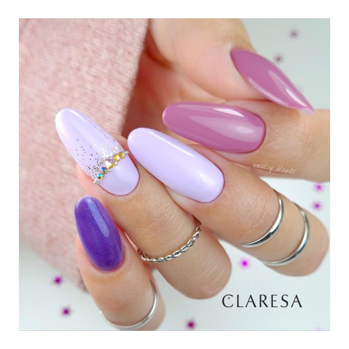 Claresa - Semi-permanenter Nagellack Soak off - 601:  Purple