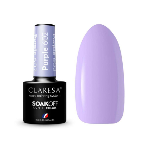 Claresa - Semi-permanenter Nagellack Soak off - 602:  Purple