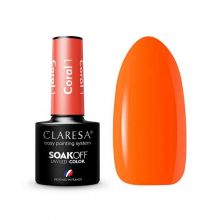 Claresa - Semi-permanenter Nagellack Soak off - 01: Coral