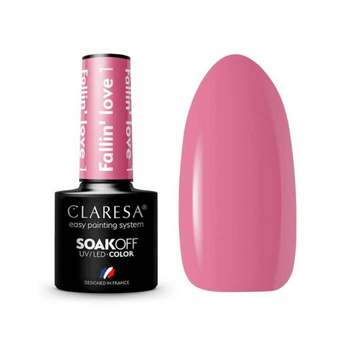 Claresa – Semipermanenter Nagellack Soak off - 01: Fallin' Love