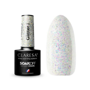Claresa - Semi-permanenter Nagellack Soak off - 01: Glitter