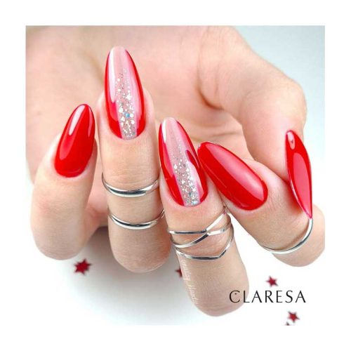 Claresa - Semi-permanenter Nagellack Soak off - 01: Glitter
