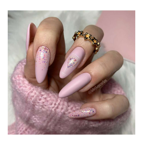 Claresa - Semi-permanenter Nagellack Soak off - 02: Glitter