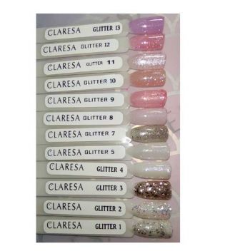 Claresa - Semi-permanenter Nagellack Soak off - 02: Glitter